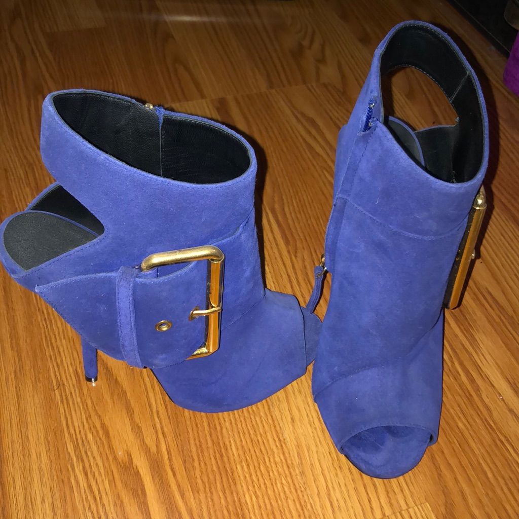 Giuseppe Zanotti Blue Shoes Size 40.5